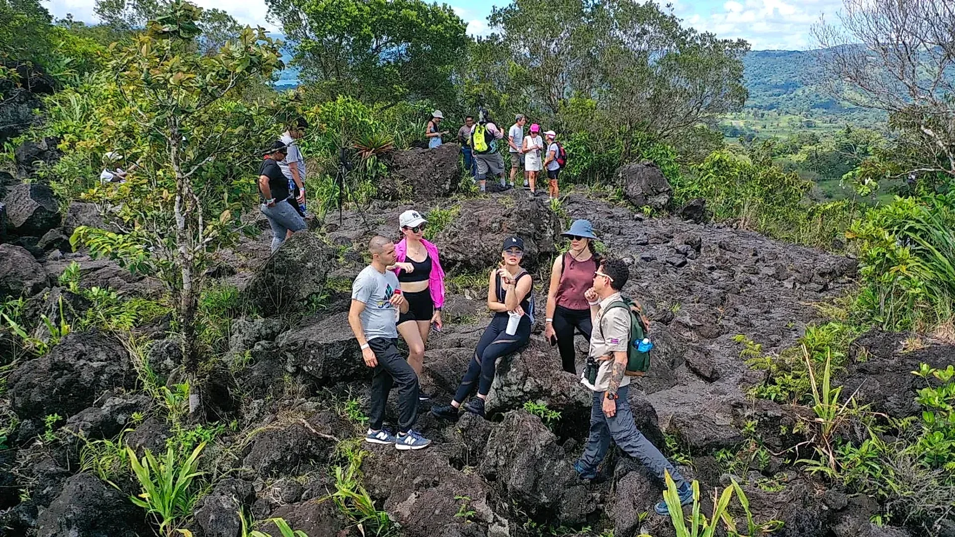 Hike along the lava trails of Arenal Volcano with panoramic views.