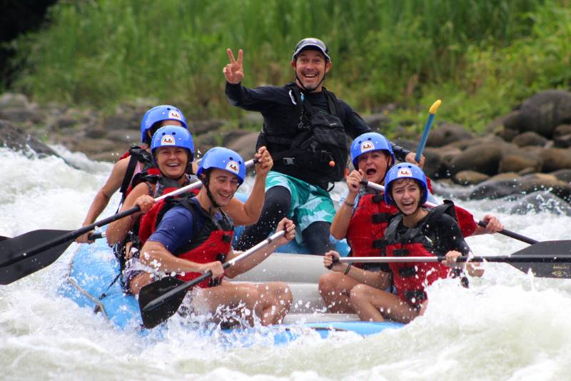 Rafting tour in Arenal