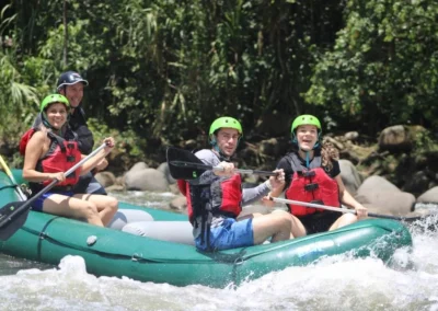 White water rafting in Costa Rica class II Canoa Aventura
